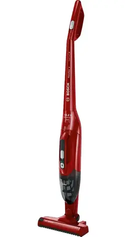 BOSCH Readyy'y BBHF214R czerwony / Odkurzacz pionowy / Bezworkowy / 16 V / 0,4 l / Czas pracy 35 min