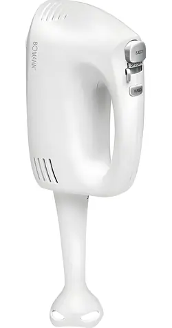 Bomann HM 381 CB biały / Mikser ręczny 2 w 1 / 300 W / 5 prędkości / turbo