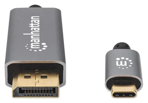 Manhattan 8K 60Hz / Kabel przejściowy / USB-C / DisplayPort 1.4 / 2 m