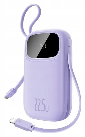 Baseus EnerFill FC21 Qpow 3 Ultra fioletowy / Power bank / 20000 mAh / 22.5W