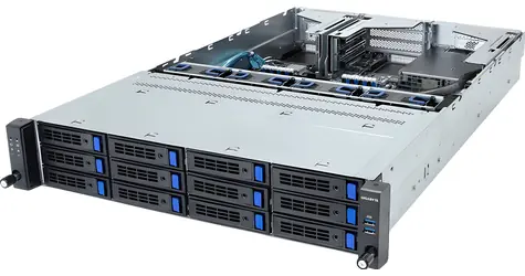 GIGABYTE R263-S30-AAH2 / Serwer / Stojak 2U / 2x Intel Xeon LGA4677 / Intel C741 / 16x DDR5 RDIMM / 12x 3,5" hot-swap
