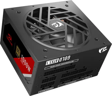 Redragon Master GC-MS03 1000W / Zasilacz / ATX 3.1 / 80PLUS Gold / Okablowanie modularne / Wentylator 120 mm