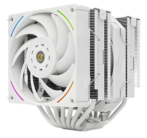 ThermalRight Royal Pretor 130 Ultra biały / chłodzenie procesora / Intel + AMD / 130 mm / 29,4 dBA / 2150 obr./min