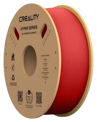 Creality Filament Hyper PLA czerwony / filament do drukarki 3D / Hyper PLA / 1,75 mm / 1 kg