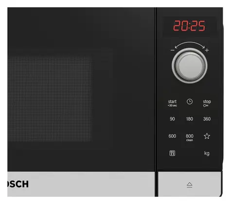 BOSCH FFL023MS2 Serie 2 czarny / Piekarnik mikrofalowy / 800W / 20l