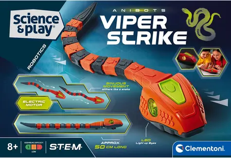 Clementoni Science&Play Robotics: Viper Strike / Zestaw robotyczny / STEM / Oczy LED