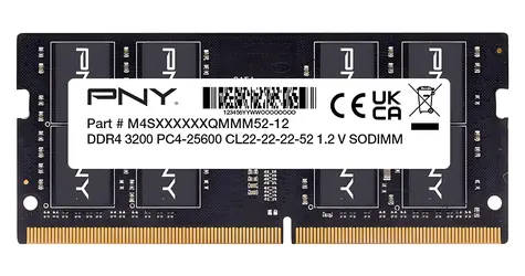 PNY 32GB DDR4 3200MHz / RAM / SO-DIMM / CL22 / 1,2 V