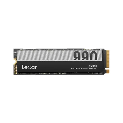 Lexar NM990 4TB / M.2 SSD 2280 / PCIe Gen5x4 NVMe / odczyt: 14000 MB/s / zapis: 11000 MB/s / TBW: 3000 TB / 5 lat