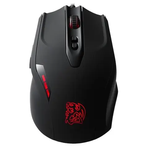 Thermaltake TT eSPORTS czarna / Mysz gamingowa / optyczna / USB