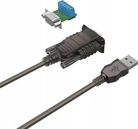 Unitek / kabel USB-A - RS-422 / 1,5 m / czarny