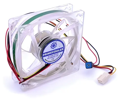 Primecooler PC-L8025L12CMA/RED czerwony / wentylator PC / 80 mm / 3 piny / 3000 obr./min / LED