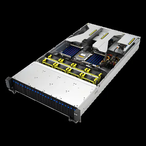 Asus RS520A-E12-RS24U / Serwer / AMD EPYC 9004 / 1x SP5 / 24x DDR5 / 16x NVMe Gen5 / 2U