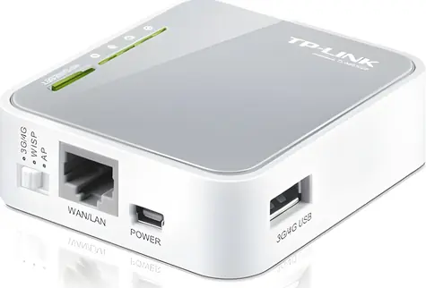 TP-LINK TL-MR3020 / Router / Przenośny / Wi-Fi 4 (802.11n) / 300 Mbit/s / USB 2.0