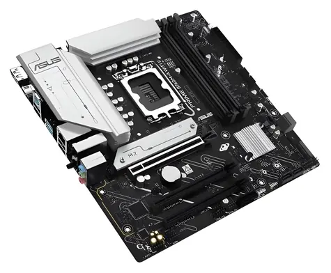 Asus Prime B760M-A WIFI II / Płyta główna / B760 / LGA 1700 / 4X DDR5 / 3x PCIEx16 / 2.5GLAN / Wi-Fi 6E / mATX