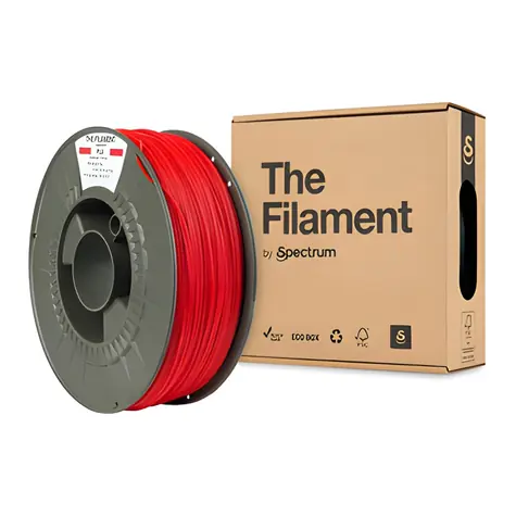 Filament PLA techniczny czerwony / Filament do druku / 1,75 mm / 1000 g