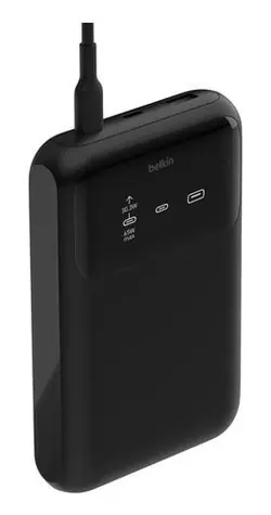 Belkin BOOST CHARGE BPB020btBK czarny / Power bank / 20000 mAh / 65 W / USB-C / USB-A