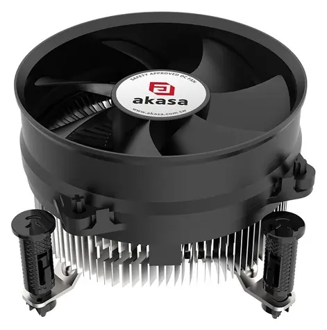 Akasa Low-Noise / CPU Cooler / for Intel LGA1851, LGA1700 / 90mm PWM / 115W TDP