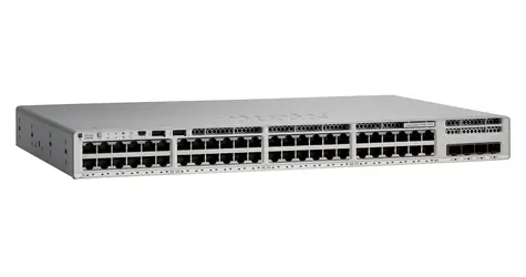 Cisco Catalyst 9200L / Przełącznik / 48 portów GbE RJ-45 PoE+ / 4X 10G SFP+ / Zaawansowana sieć / QoS / VLAN