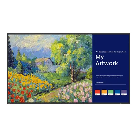86-calowy BenQ SL8604 czarny / Wyświetlacz komercyjny / IPS / 4K UHD / Android 13 / 8 GB RAM / 2× HDMI / LAN / Głośniki 24 W