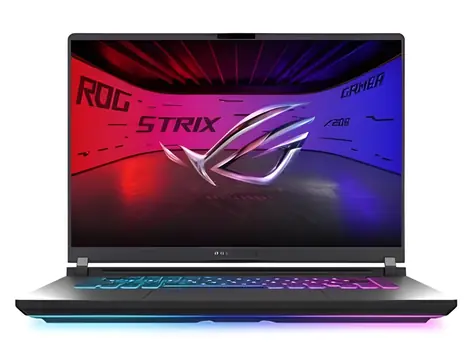 Asus ROG Strix G16 szary / Laptop gamingowy / 16" WQXGA / Intel Core Ultra 9 290HX PLUS / 64 GB / 1 TB SSD / RTX 5080 16 GB
