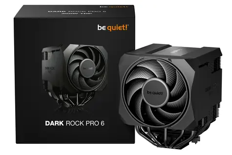 Be quiet! Dark Rock Pro 6 / Chłodzenie powietrzne procesora / 120 mm / czarny