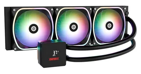 Enermax Aquafusion II ARGB 360mm / Zestaw chłodzenia cieczą / 3x 120mm / ARGB / 27,4 dB / AM4+AM5+ Intel