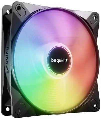 Be quiet! Light Wings LX 120 PWM Reverse czarny / Wentylator / 120 mm / ARGB / Łożysko karabinowe / 28,5 dB / 1500 obr./min