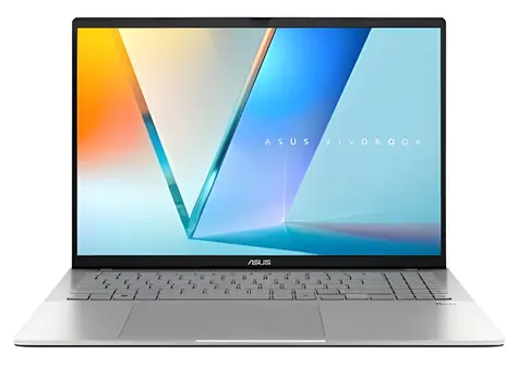 Asus Vivobook S16 srebrny / Notebook / 16" WUXGA OLED / Snapdragon X1-26-100 / 16 GB / 512 GB SSD / Qualcomm Adreno