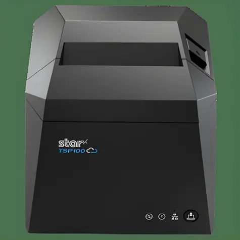 Star Micronics TSP143IV-UE SK szary / Termiczna drukarka POS / Linerless / CloudPRNT / USB-C i LAN / obcinarka