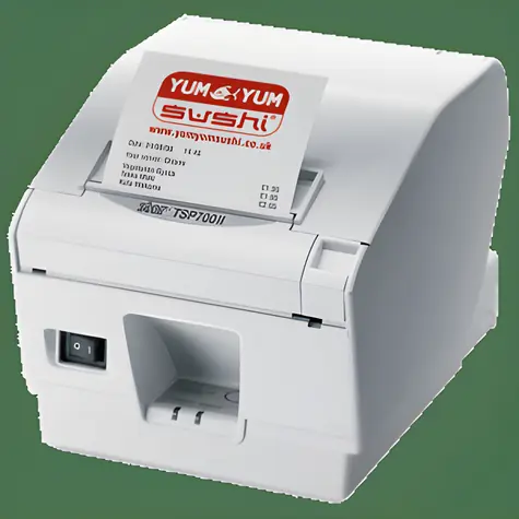 Star Micronics TSP743II-24 biała / Termiczna drukarka POS / 203 dpi / 250 mm/s / gilotyna / bez zasilacza