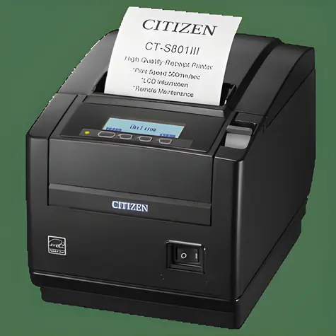 Citizen CT-S801III czarny / Termiczna drukarka paragonów / 80 mm / 203 dpi / 500 mm/s / USB / gilotyna