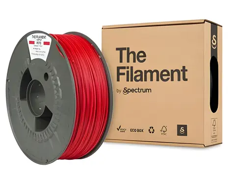Filament techniczny czerwony / Filament / PETG / 1,75 mm / 1 kg