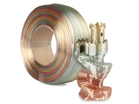 Filament Spectrum ReFill PLA Silk Rainbow Ancient / Filament do druku / 1,75 mm / 1 kg