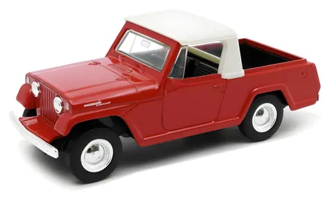 Model samochodu Welly 1967 Jeep Jeepster Commando Pickup biały / 1:34 / od 3 lat