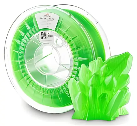 Spectrum PLA Crystal Neon Green / Filament / PLA / 1,75 mm / 1 kg