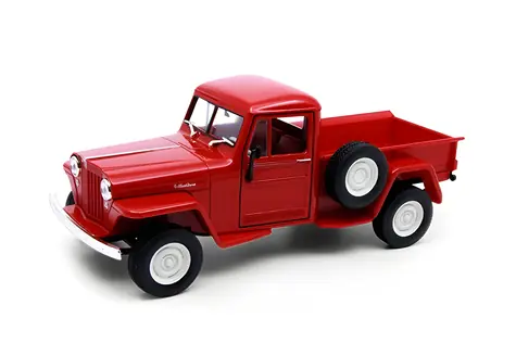 Welly Model samochodu Jeep Willys Pickup pomarańczowy / 1:24 / od 8 lat