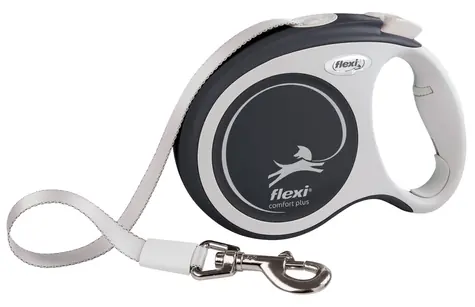 Pas Flexi Comfort PLUS L 5m antracyt / Smycz / samozwijająca / do 60 kg