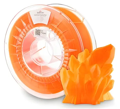 Spectrum PLA Crystal Neon Orange / Filament / PLA / 1,75 mm / 1 kg