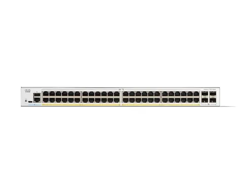 Cisco Catalyst 1300-48FP- 4X / Przełącznik / 48x RJ-45 10/100/1000 / 4X 10G SFP+ / PoE+ / zarządzany L3