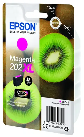 Epson 202XL magenta / oryginalny wkład / XP-6000 / 8,5 ml