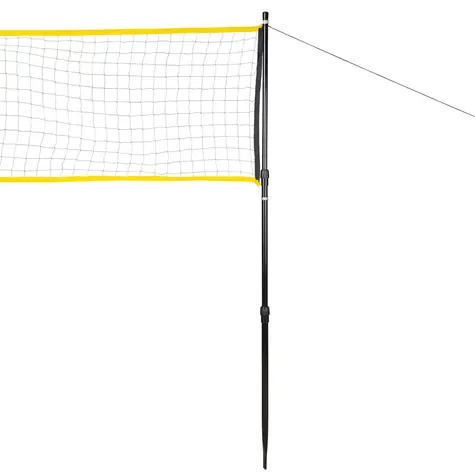 NILS NT310 / Siatka do badmintona / słupki teleskopowe / 6,3 × 0,6 m / wys. 1,2-1,6 m