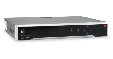 LevelOne NVR-1316 / Rejestrator NVR / do 16 kamer / do 12 MPx / 4X HDD / HDMI / VGA