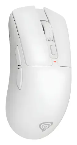 Genesis Zircon 880 biała / Bezprzewodowa mysz gamingowa / Optyczna / 12000 DPI / 6 przycisków / USB + Bluetooth