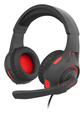 Genesis Radon 210 czarno-czerwony / Słuchawki gamingowe z mikrofonem / 7.1 Virtual / USB