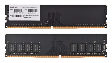 Biostar DO32NU4N08 / Moduł pamięci / 8 GB DDR4 / 3200 MHz / CL16 / UDIMM / Radiator