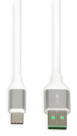 ibox IKUMTCWQC biały / kabel USB / USB-A - USB-C / USB 2.0 / 1,5 m