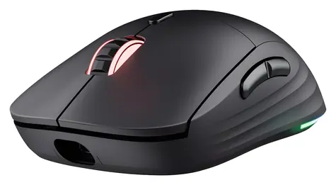 Trust GXT 927 REDEX+ czarna / Mysz gamingowa / laserowa / 25 600 DPI / 6 przycisków / przewodowa i bezprzewodowa