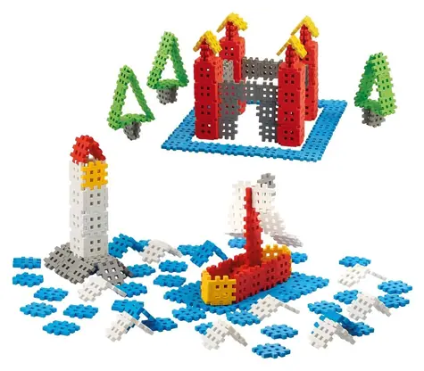 MARIOINEX Mini Waffle Building Kit / 300 elementów / od 3 lat