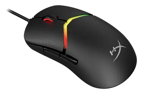 HyperX Pulsefire Saga czarna / Mysz gamingowa / Optyczna / 26000 DPI / Przewodowa USB-A / 6 przycisków
