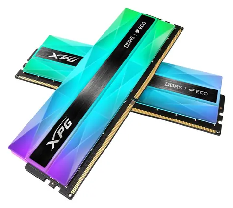 ADATA Lancer NEON szary / pamięć RAM / DDR5 32GB (2x16GB) / 6000 MHz / CL30 / RGB